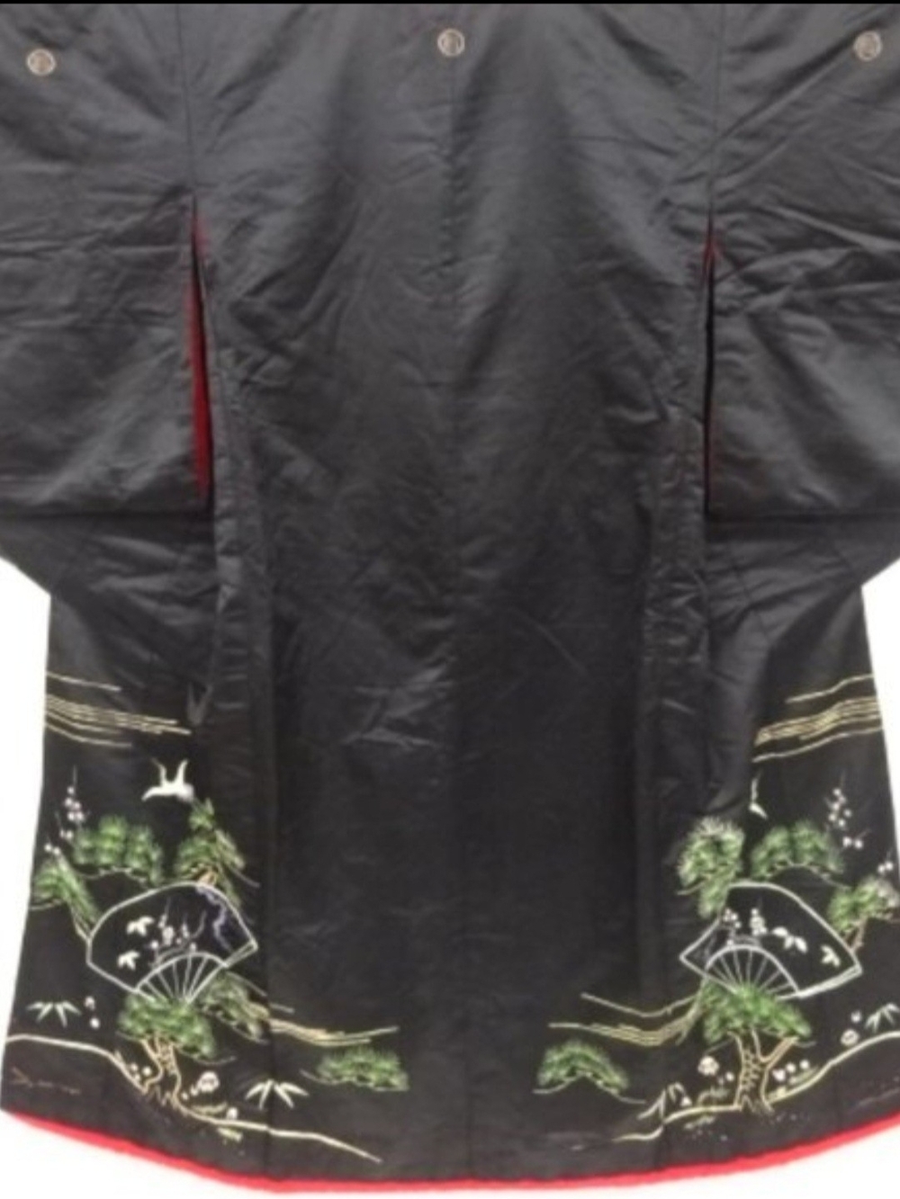 Antique Costume of old era Kimono from Japan/ Embroidery